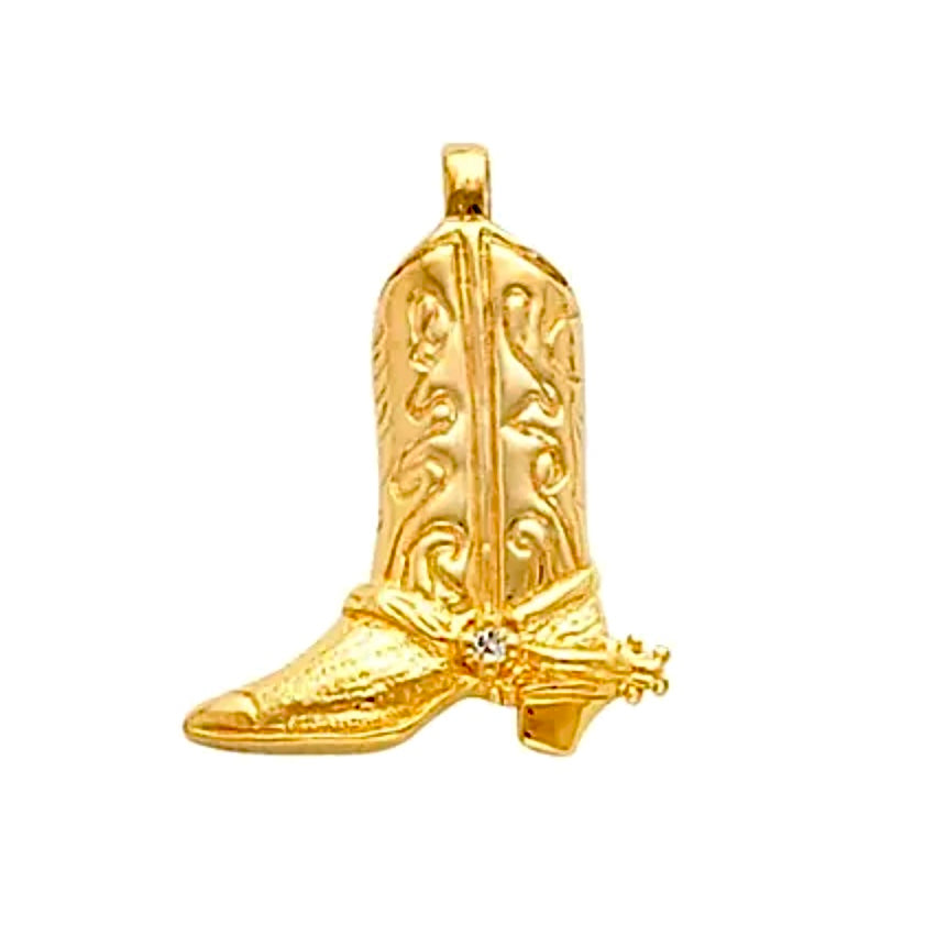Cowboy - Cowgirl Boot (Gold: Please Contact Us For Current Pricing)