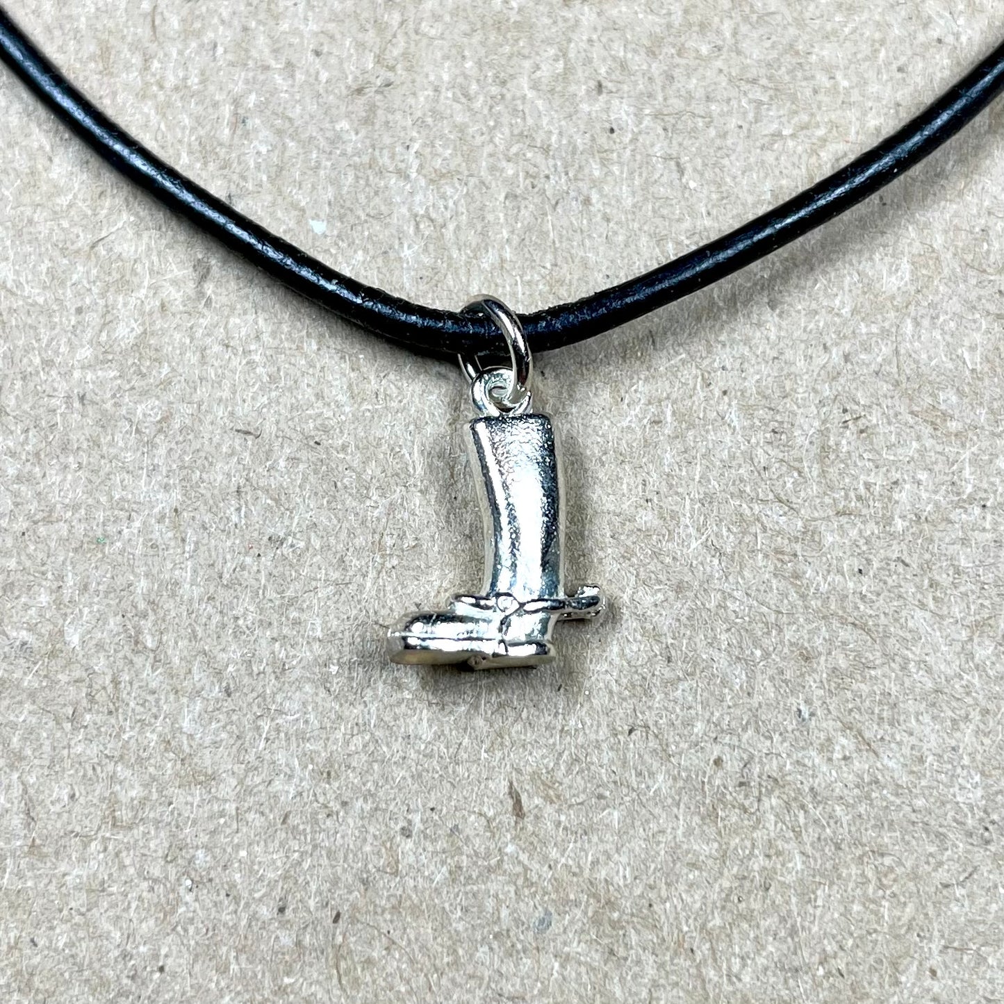 English Tall Boot, Pendant - Charm (Gold: Please Contact Us For Current Pricing)