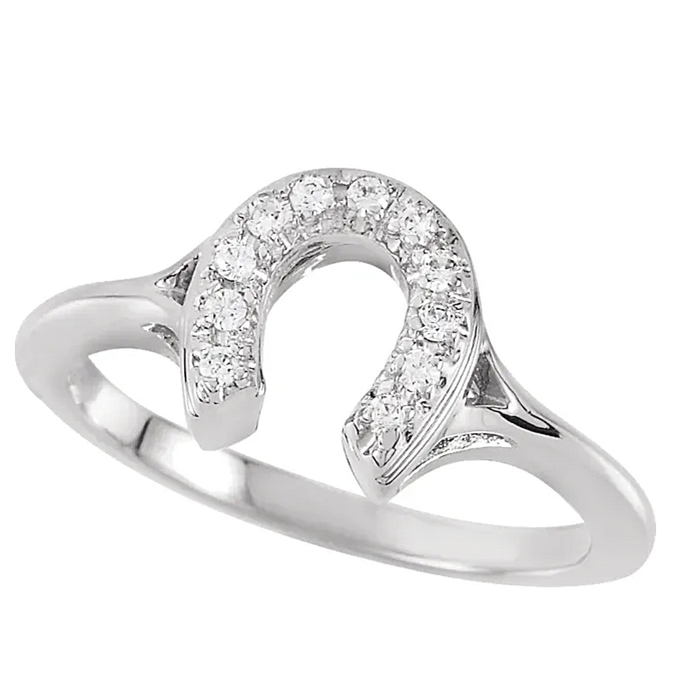 Horseshoe Ring with 11 (Please Contact Us For Current Pricing)
