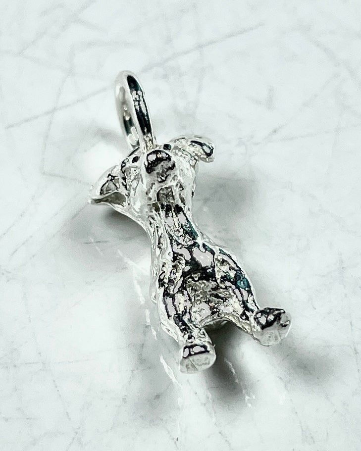 Jack Russell, Facing Forward, Pendant - Charm (Gold: Please Contact Us For Current Pricing)