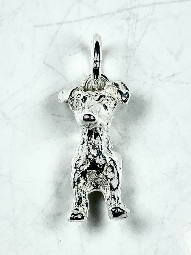 Jack Russell, Facing Forward, Pendant - Charm (Gold: Please Contact Us For Current Pricing)