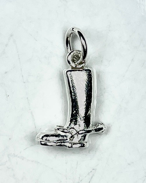 English Tall Boot, Pendant - Charm (Gold: Please Contact Us For Current Pricing)