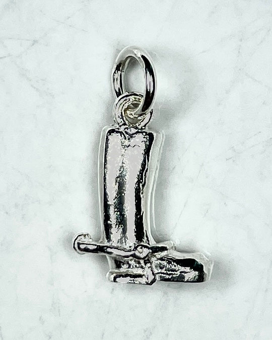 English Tall Boot, Pendant - Charm (Gold: Please Contact Us For Current Pricing)