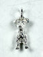 Jack Russell, Facing Forward, Pendant - Charm  (Gold: Please Contact Us For Current Pricing)