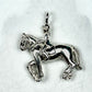 Horse & Rider - English Dressage, Pendant - Charm  (Gold: Please Contact Us For Current Pricing)