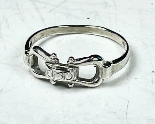 Our Smaller Horse Bit Ring (Gold: Please Contact Us For Current Pricing)