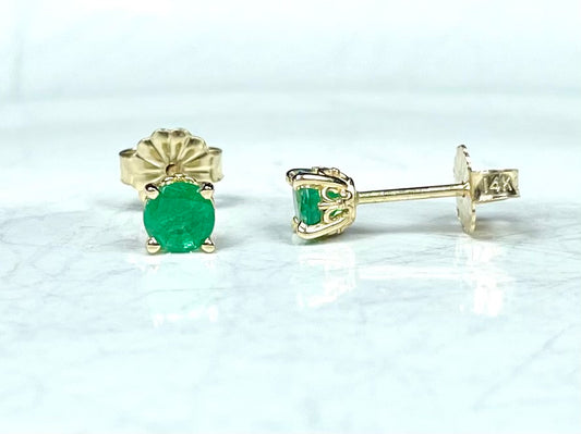 Emerald Earring Studs