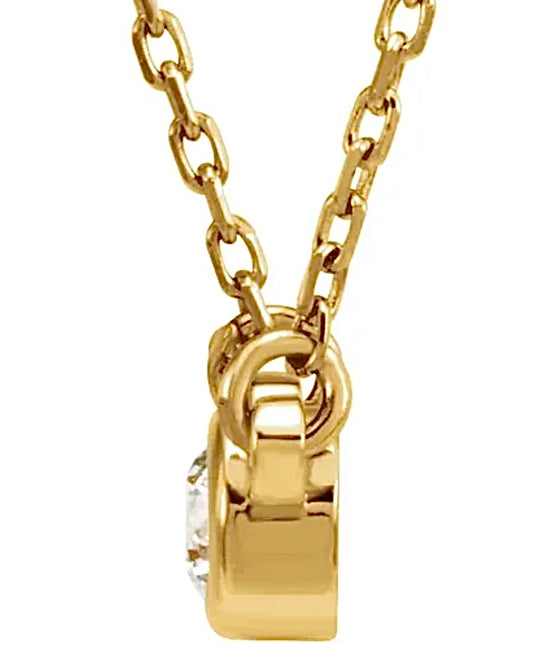 Bezel Set Stone Necklace, 22 Stones Offered (Please Contact Us For Current Pricing)