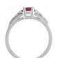 Youth Imitation Birthstone Ring (Gold: Please Contact Us For Current Pricing)