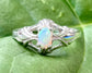 Antique Style Ring for Oval Stone